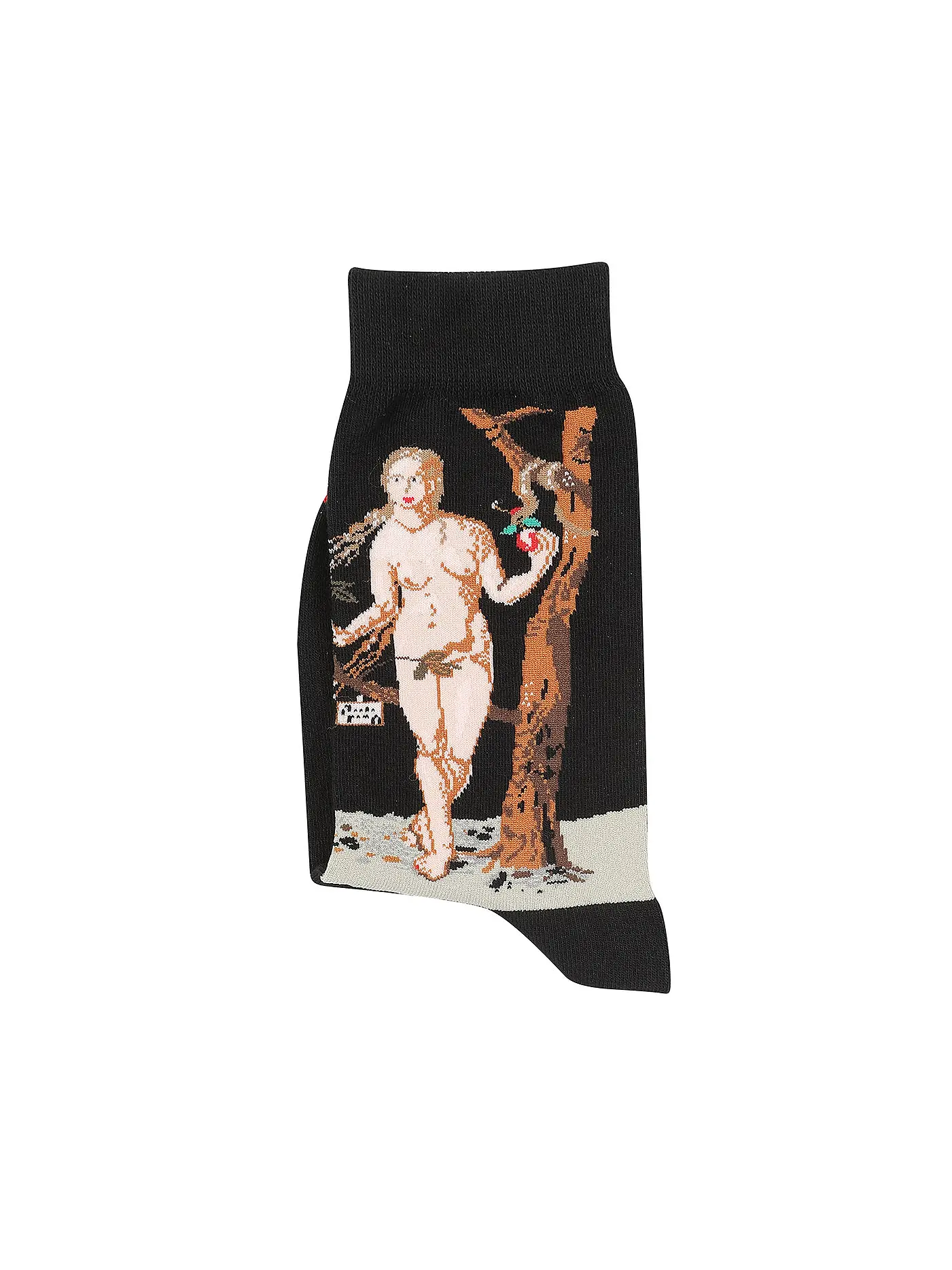 MUSEARTA | Damen Socken ALBRECHT DÜRER - ADAM UND EVA black | 